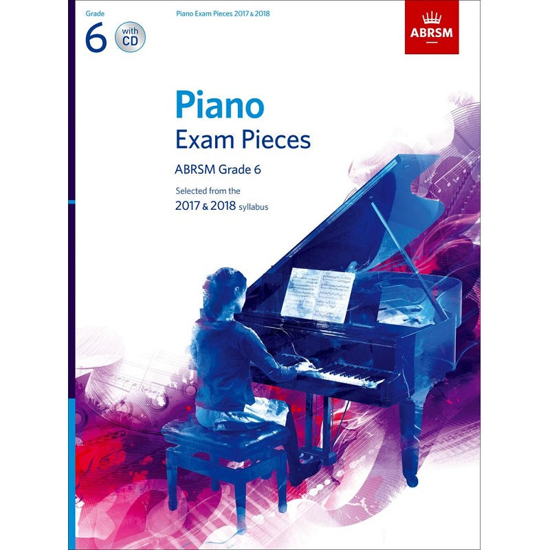 ABRSM Piano Exam Pcs 2017-2018 G6 w/ CD