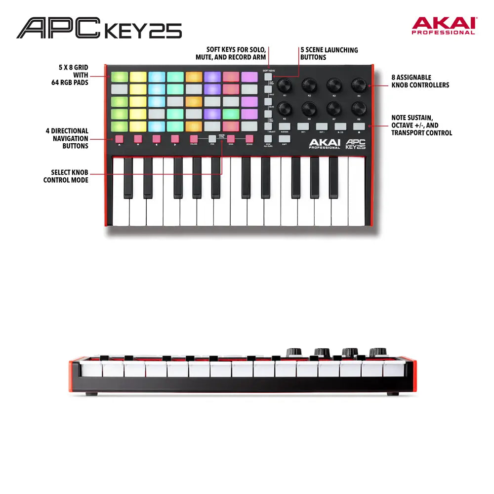 Akai APC Key 25 MK2 Controller