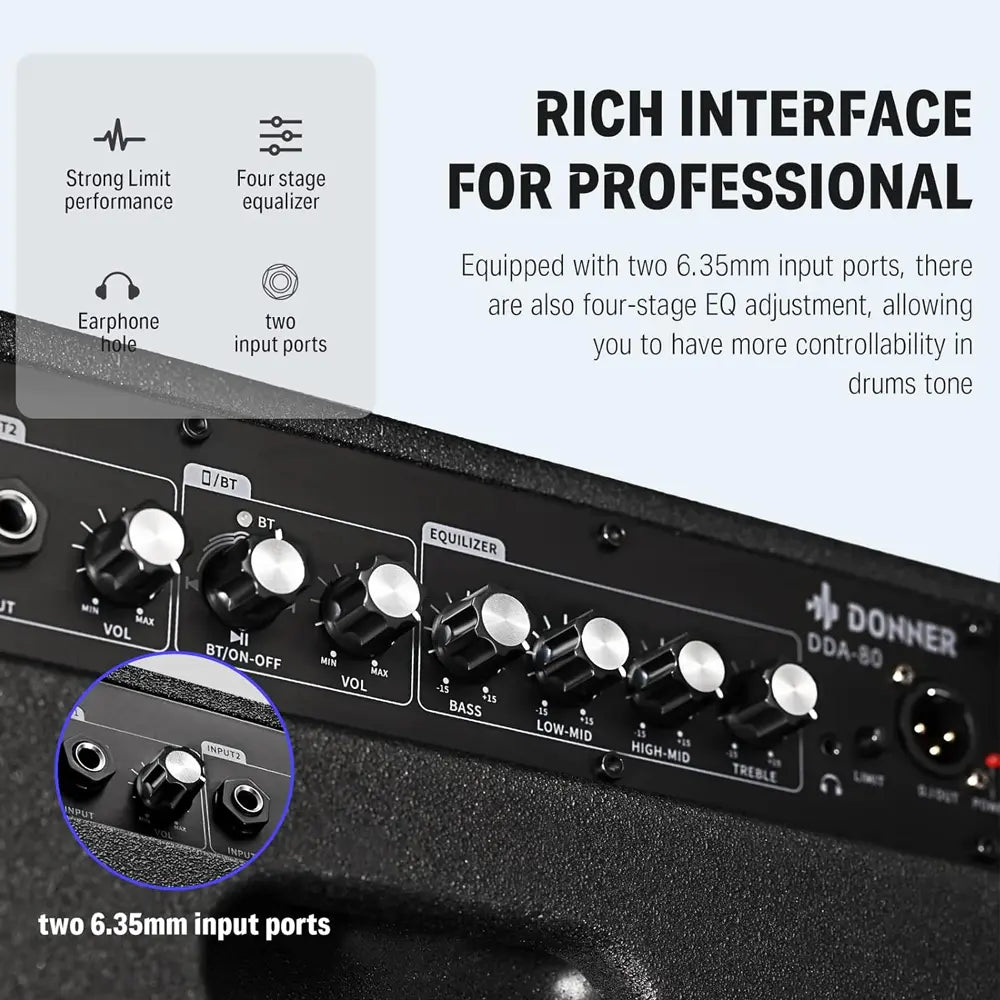 Donner DDA-80 Drum Amplifier
