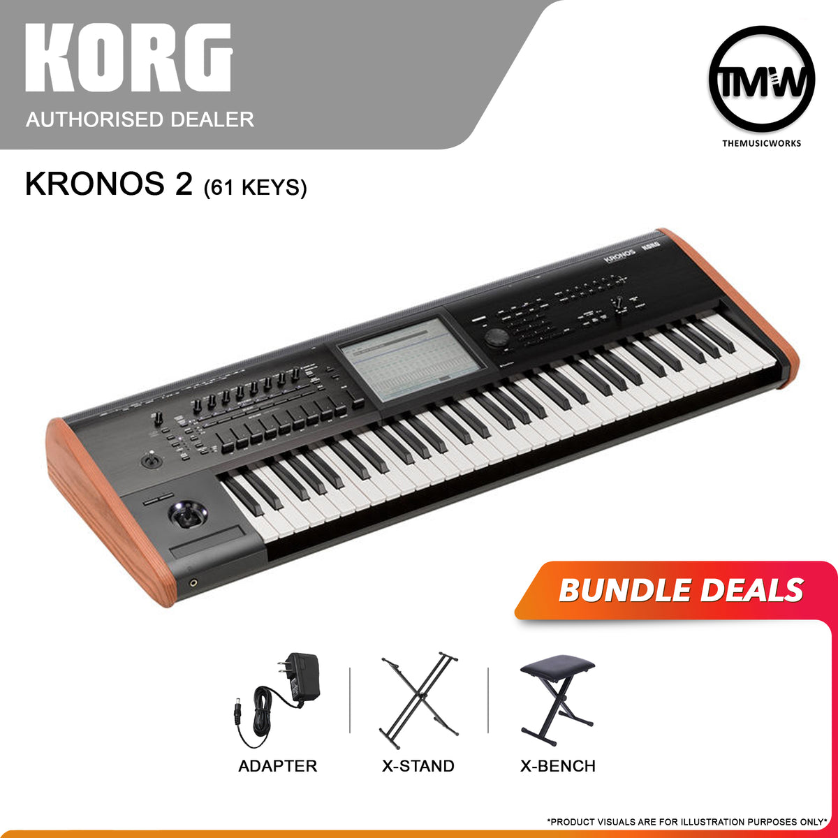 Korg Kronos 2 61 Workstation Keyboard