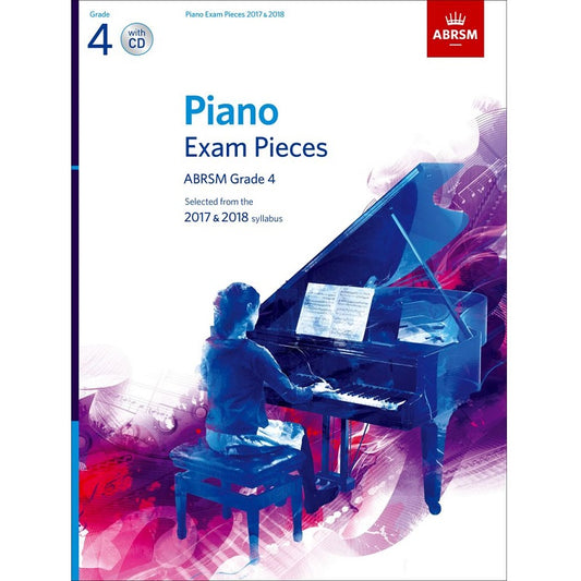 ABRSM Piano Exam Pcs 2017-2018 G4 w/ CD