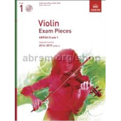 ABRSM Violin Exam Pieces 2016-2019 Grade 1 W/CD