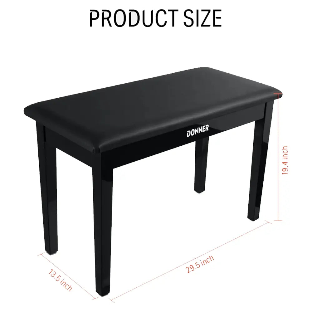Donner Duet 2-Seater Storage Bench