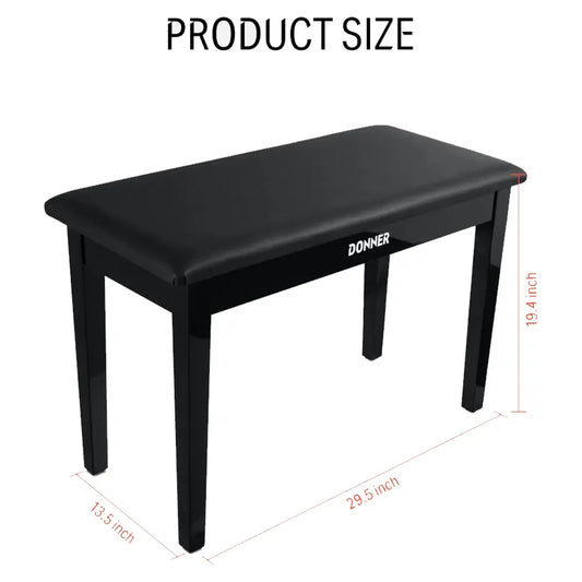 Donner Duet 2-Seater Storage Bench