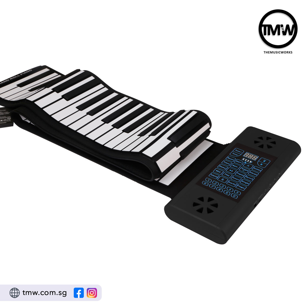 Konix PS61B Roll-Up Foldable Piano