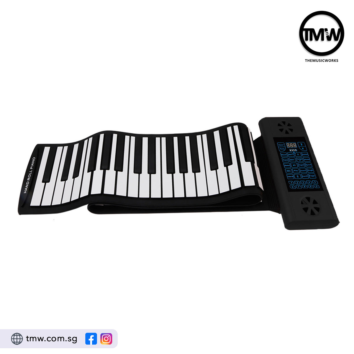 Konix PS61B Roll-Up Foldable Piano