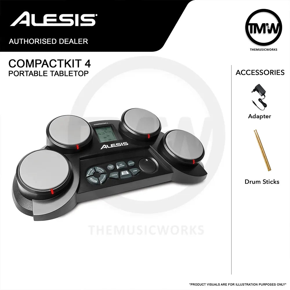Alesis CompactKit 4 Portable Tabletop