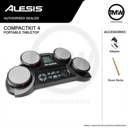 Alesis CompactKit 4 Portable Tabletop