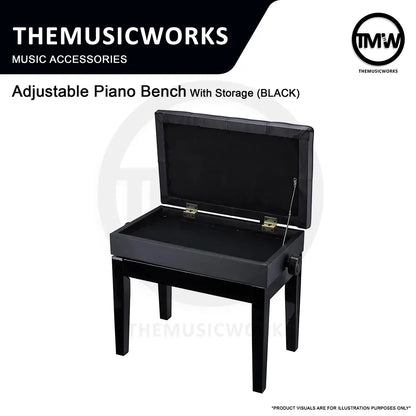 AP-NB107 Adjustable Storage Piano Bench