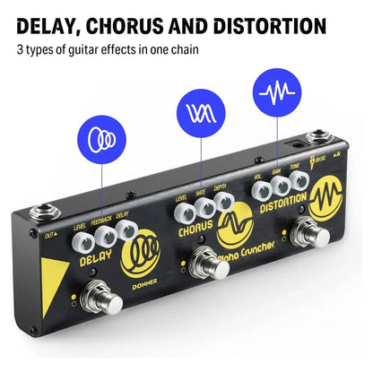 Donner Alpha Cruncher Pedal