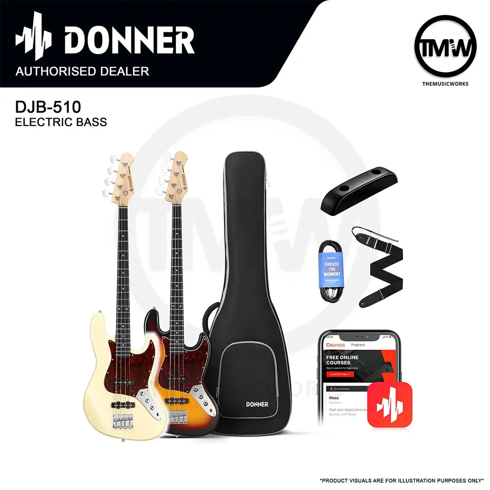 Donner DJB-510 Electric Bass