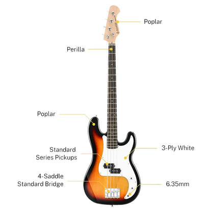 Donner DPB-510 Electric Bass