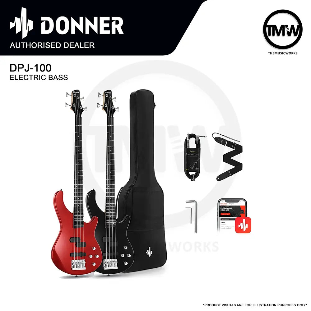 Donner DPJ-100 Electric Bass