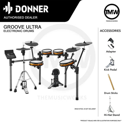 Donner Groove Ultra Electronic Drums