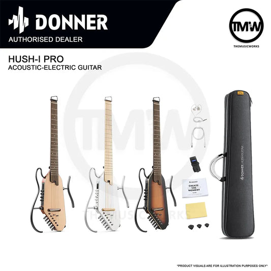 Donner HUSH-I PRO Acoustic-Electric Guitar