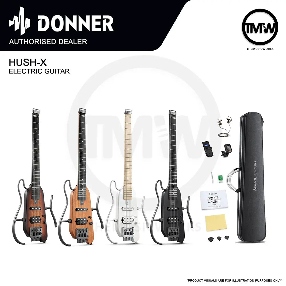 Donner HUSH-X Electric Guitar