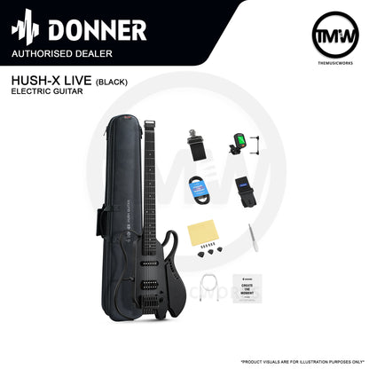 Donner HUSH-X Live Electric Guitar