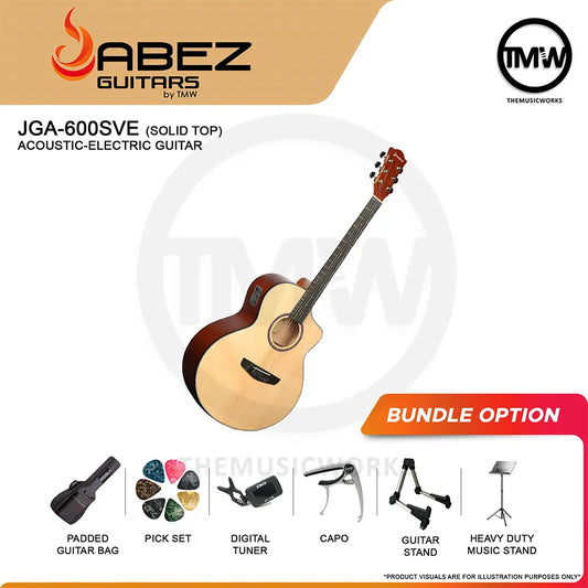 Jabez JGA-600SVE Acoustic-Electric Guitar