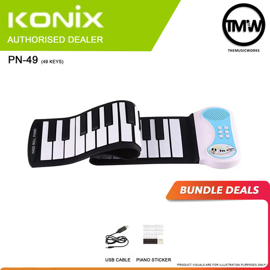 Konix PN-49 Roll-Up Foldable Piano