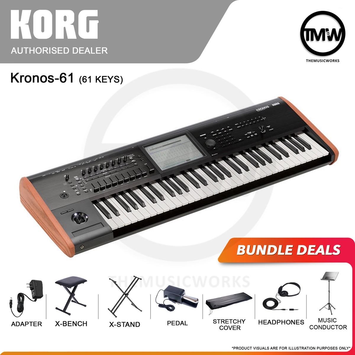 Korg Kronos 2 61 Workstation Keyboard