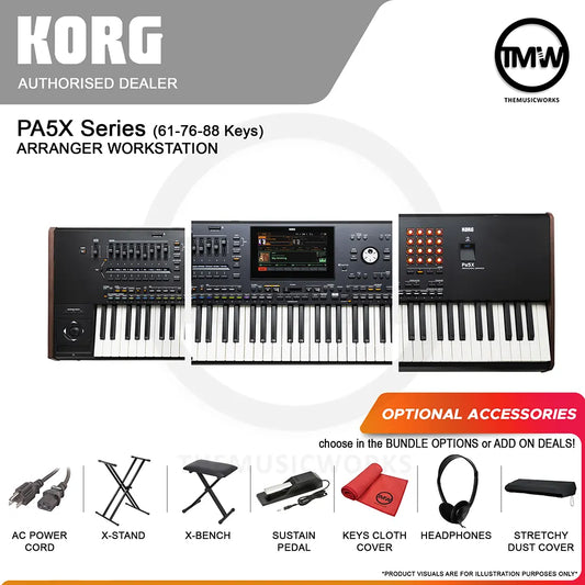 Korg PA5X Arranger Workstation Keyboard