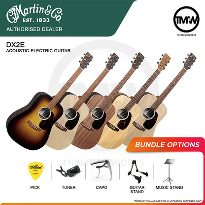 Martin D-X2E Acoustic-Electric Guitar