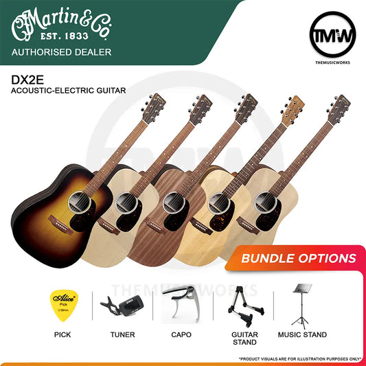 Martin D-X2E Acoustic-Electric Guitar