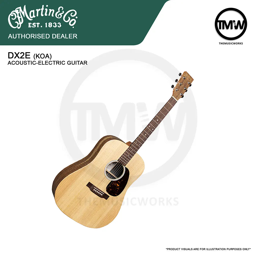 Martin D-X2E Acoustic-Electric Guitar