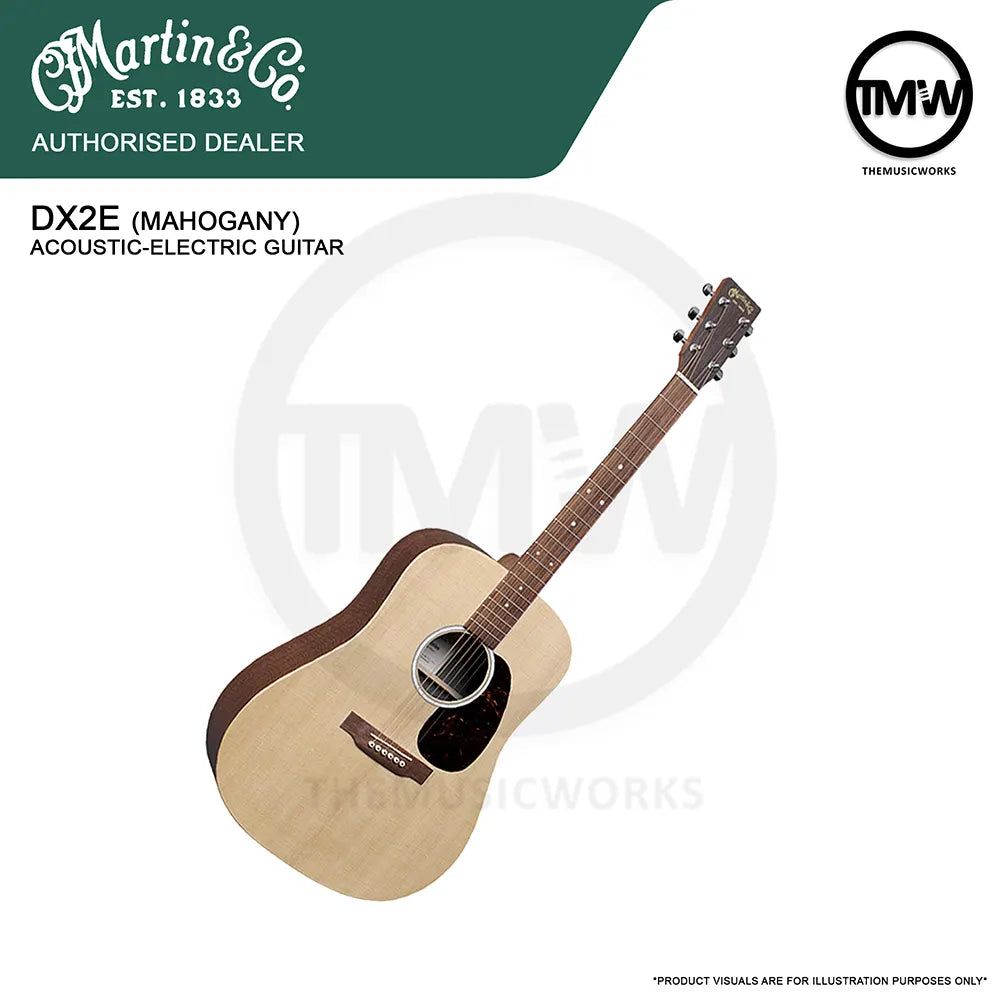 Martin D-X2E Acoustic-Electric Guitar