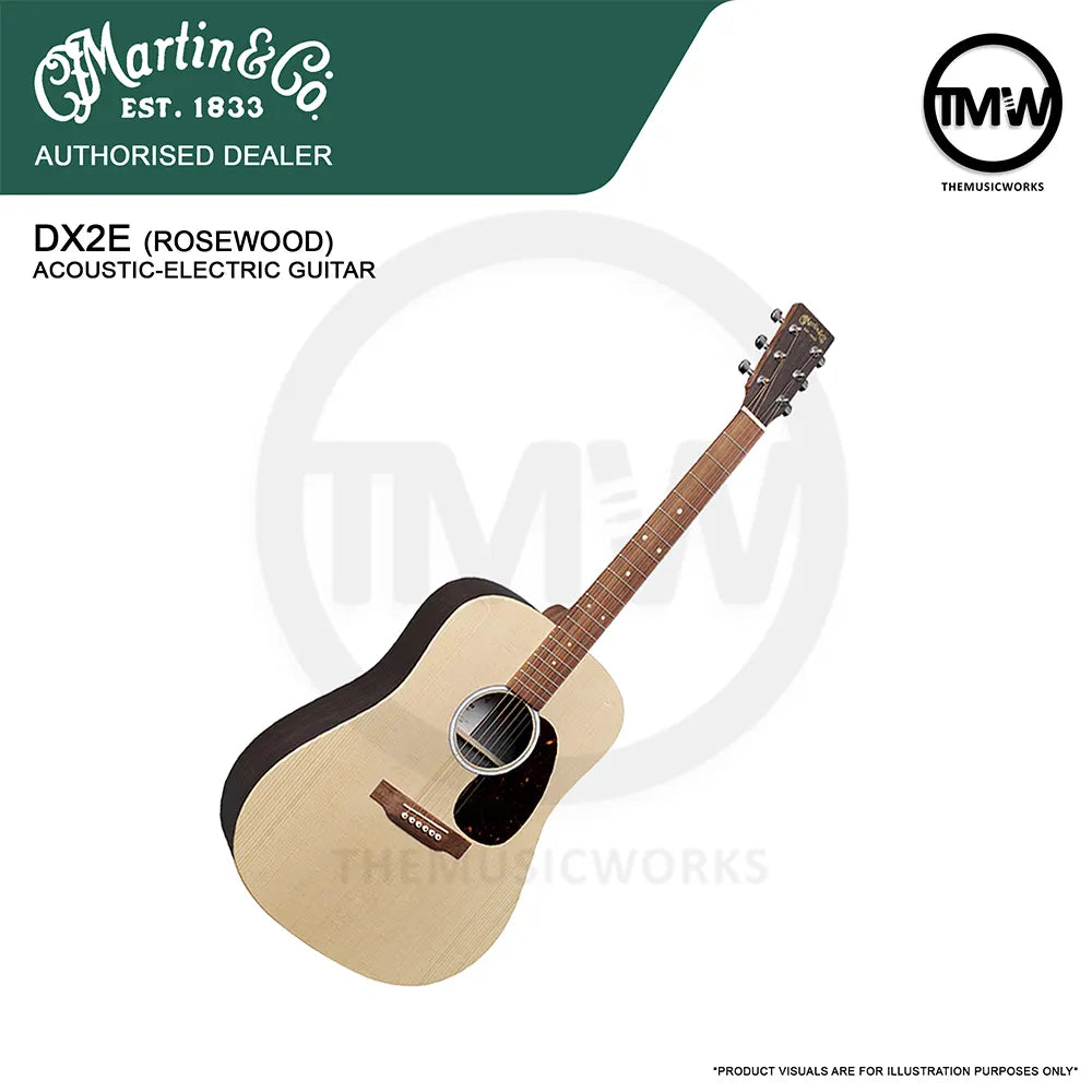 Martin D-X2E Acoustic-Electric Guitar