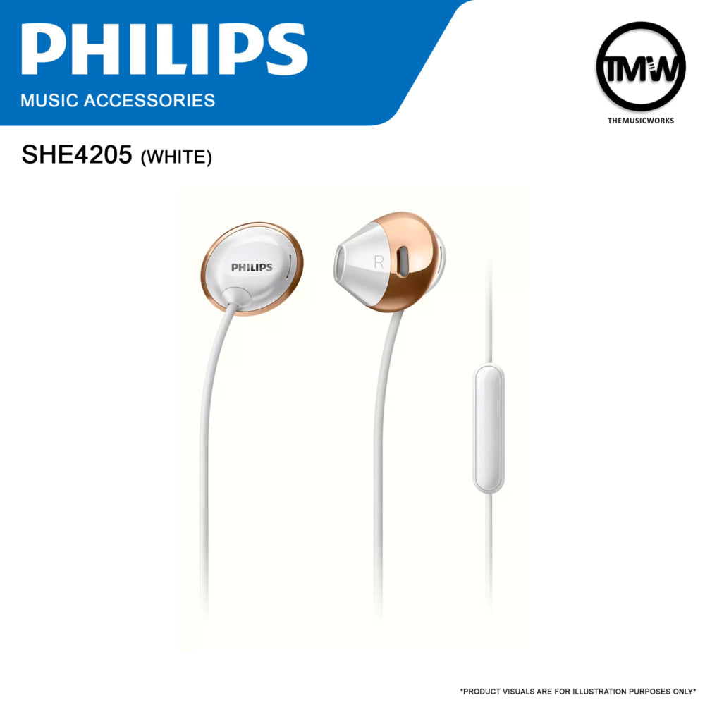 Philips SHE4205 In-Ear Headphones