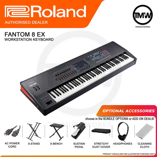 Roland Fantom 8 EX Workstation Keyboard