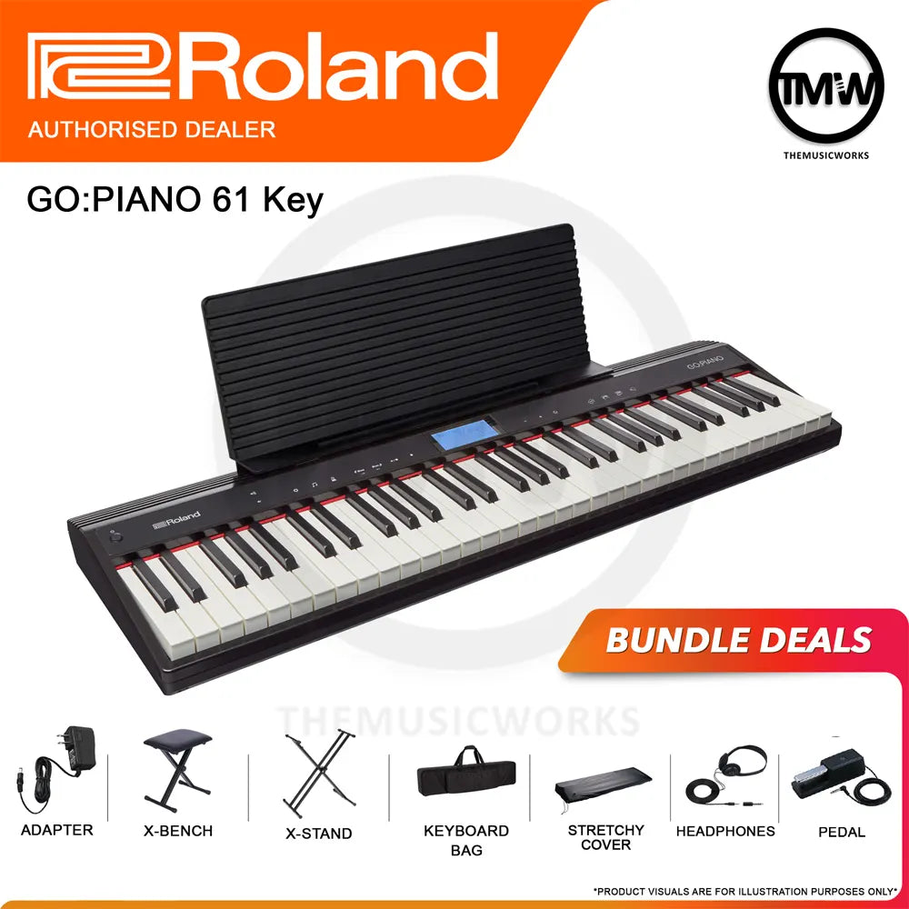 Roland GO:PIANO-61 Electronic Keyboard
