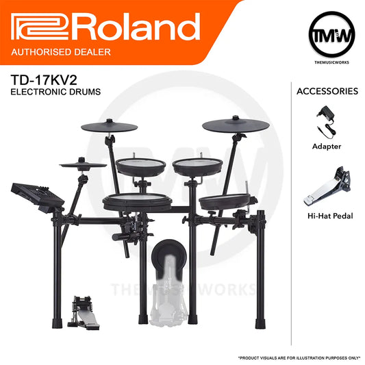 Roland TD-17KV2 Electronic V-Drums