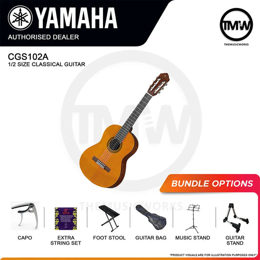 Yamaha CGS102AII 1/2 Size Classical Guitar