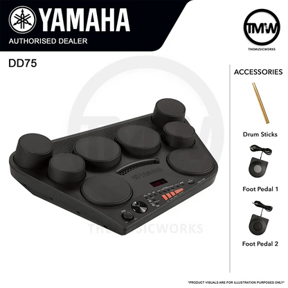Yamaha DD75 Portable Drums