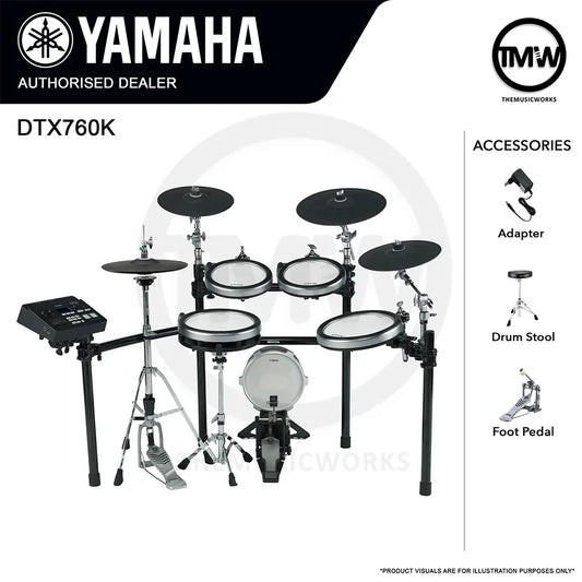 Yamaha DTX760K Electronic Drum Set