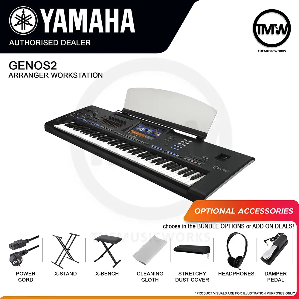 Yamaha Genos2 Workstation Keyboard