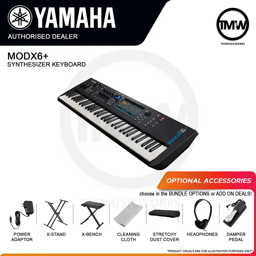 Yamaha MODX6+ Synthesizer Keyboard