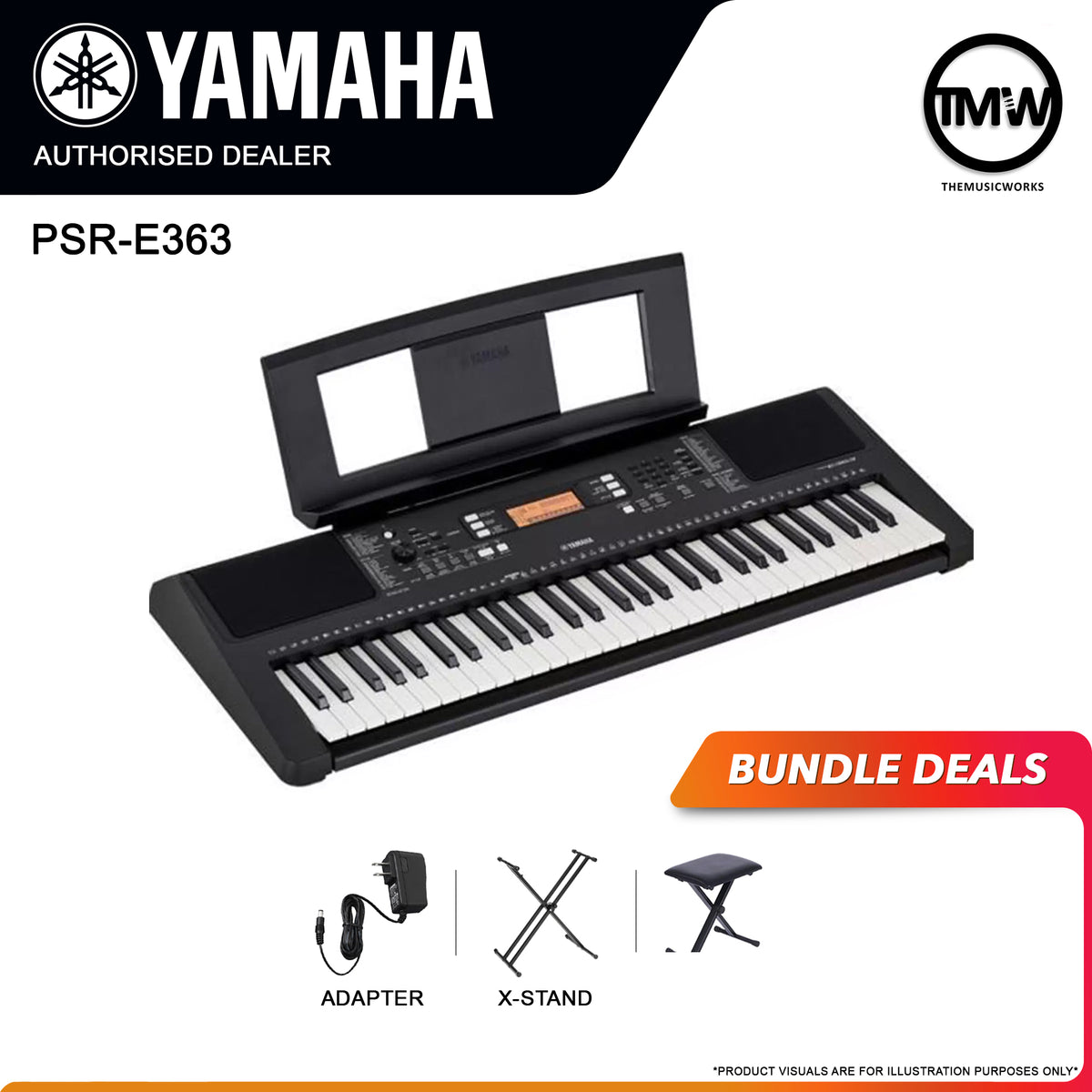 Yamaha PSR-E363 Electronic Keyboard