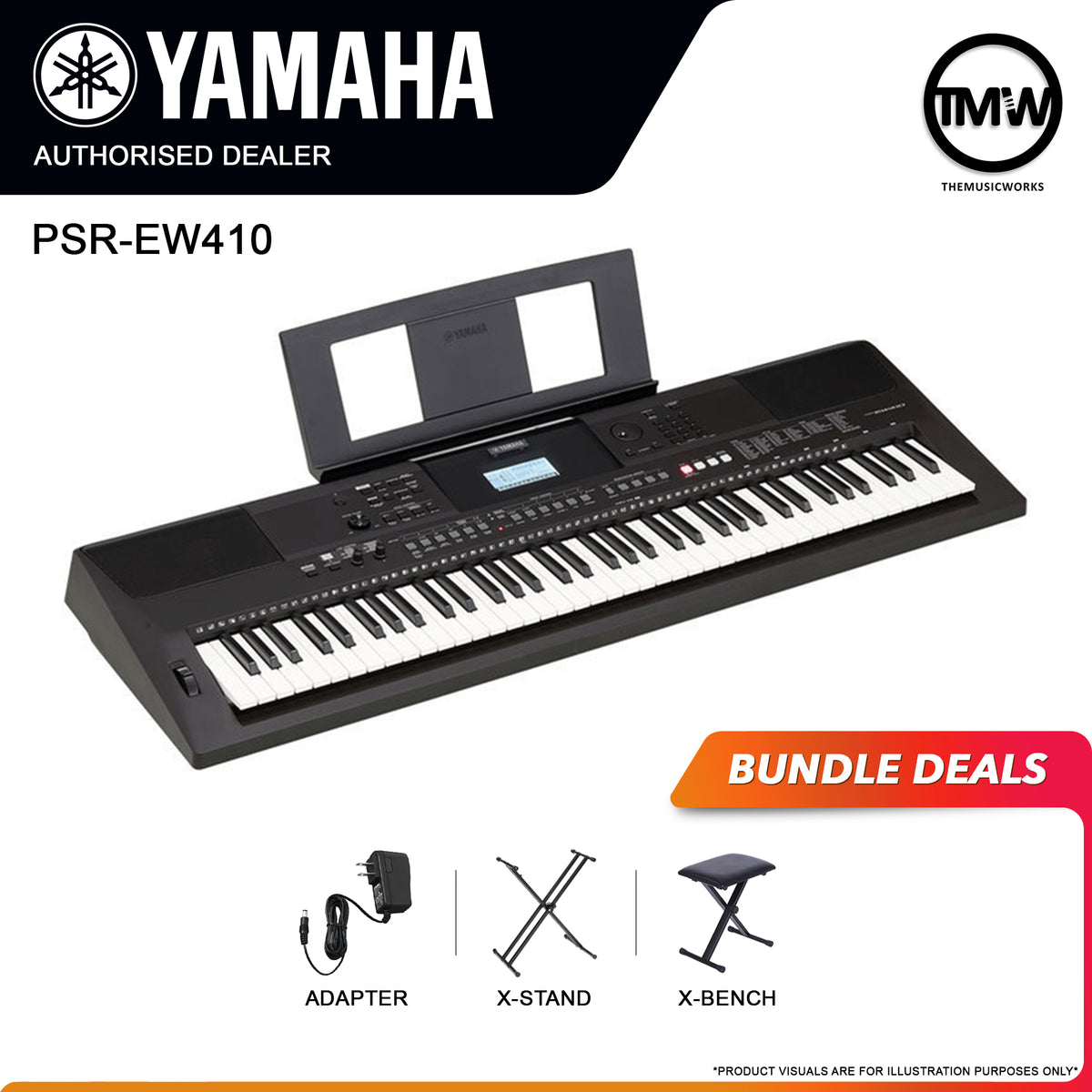 Yamaha PSR-EW410 Electronic Keyboard