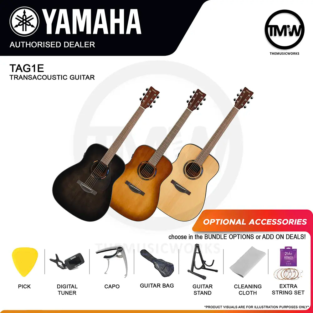 Yamaha TAG1E TransAcoustic Guitar
