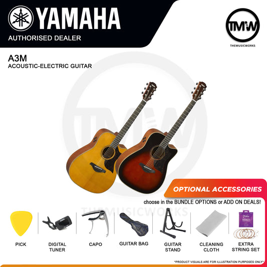 Yamaha A3M (ARE) Acoustic-Electric Guitar