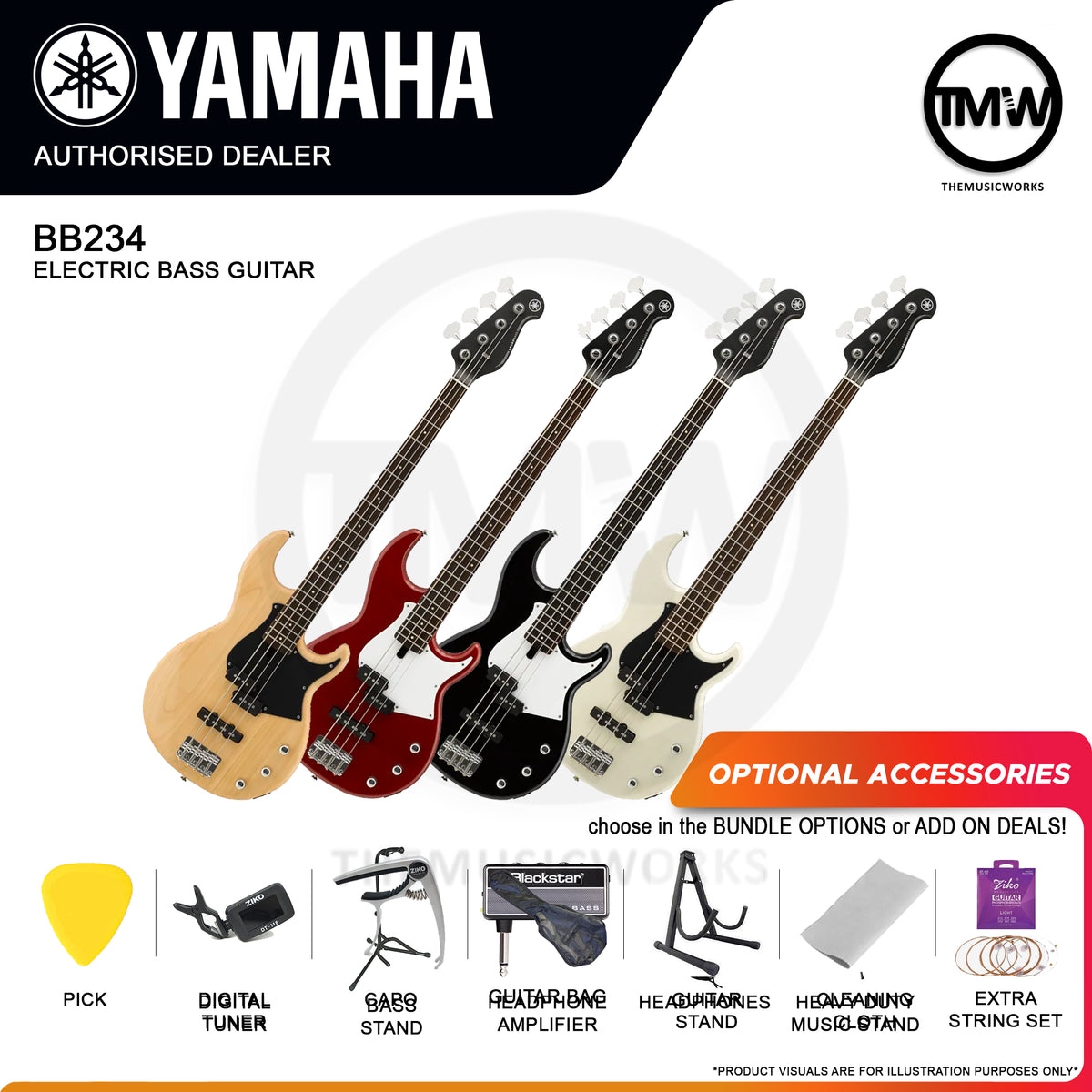 Yamaha BB234 Electric Bass Guitar