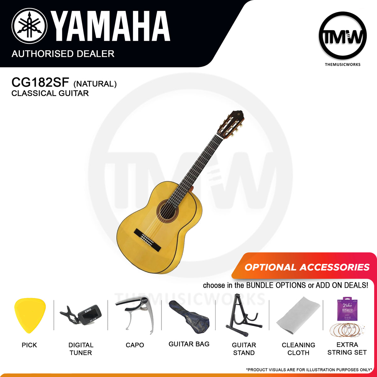 Yamaha CG182SF Classical Guitar