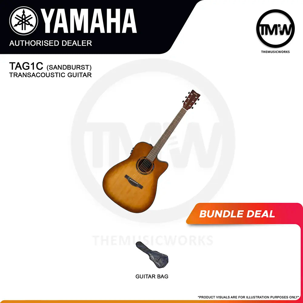 Yamaha TAG1C TransAcoustic Guitar