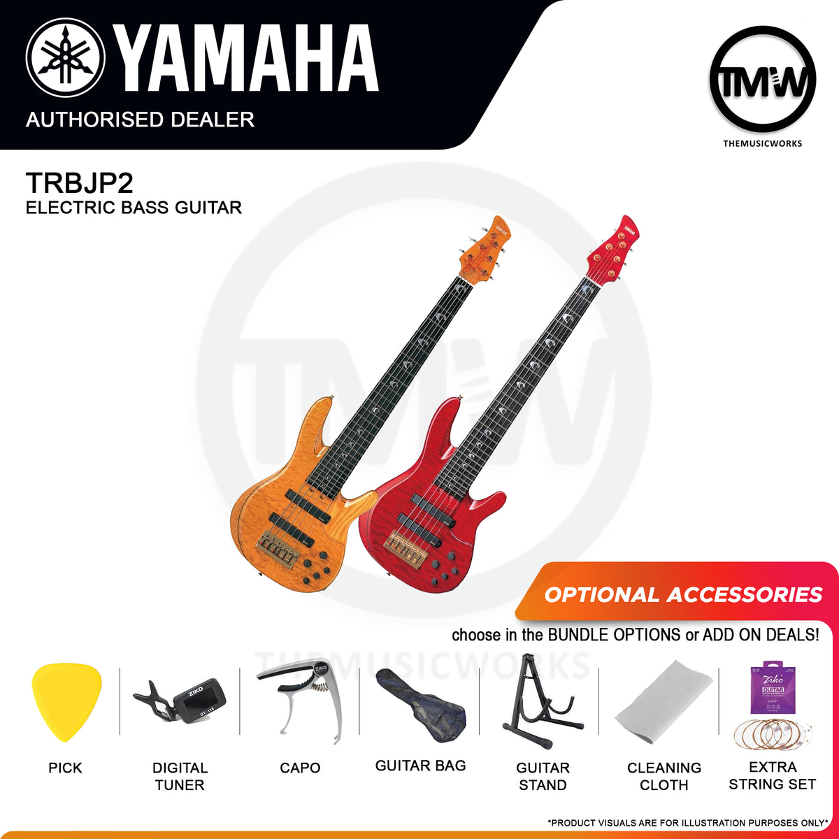 Yamaha TRBJP2 Electric Bass Guitar