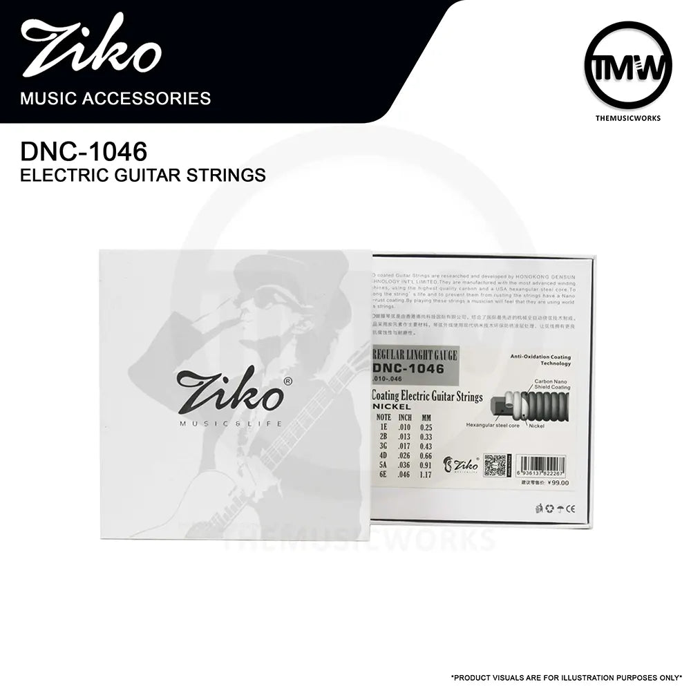 Ziko DNC-1046 Electric Guitar Strings