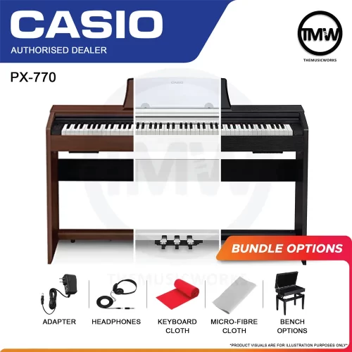 casio px-770 home upright digital piano tmw singapore