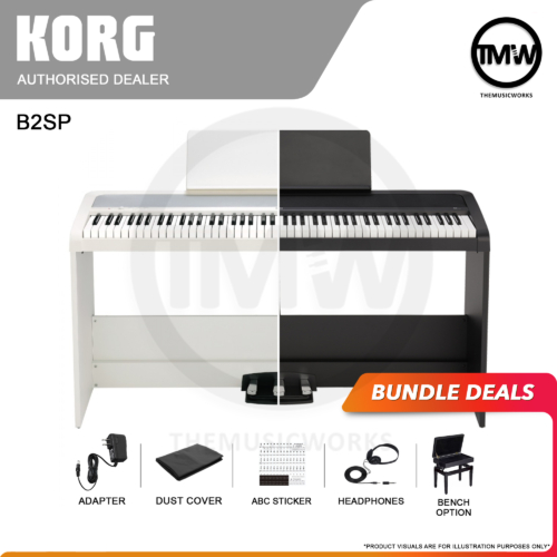 korg b2sp home digital piano singapore black white tmw